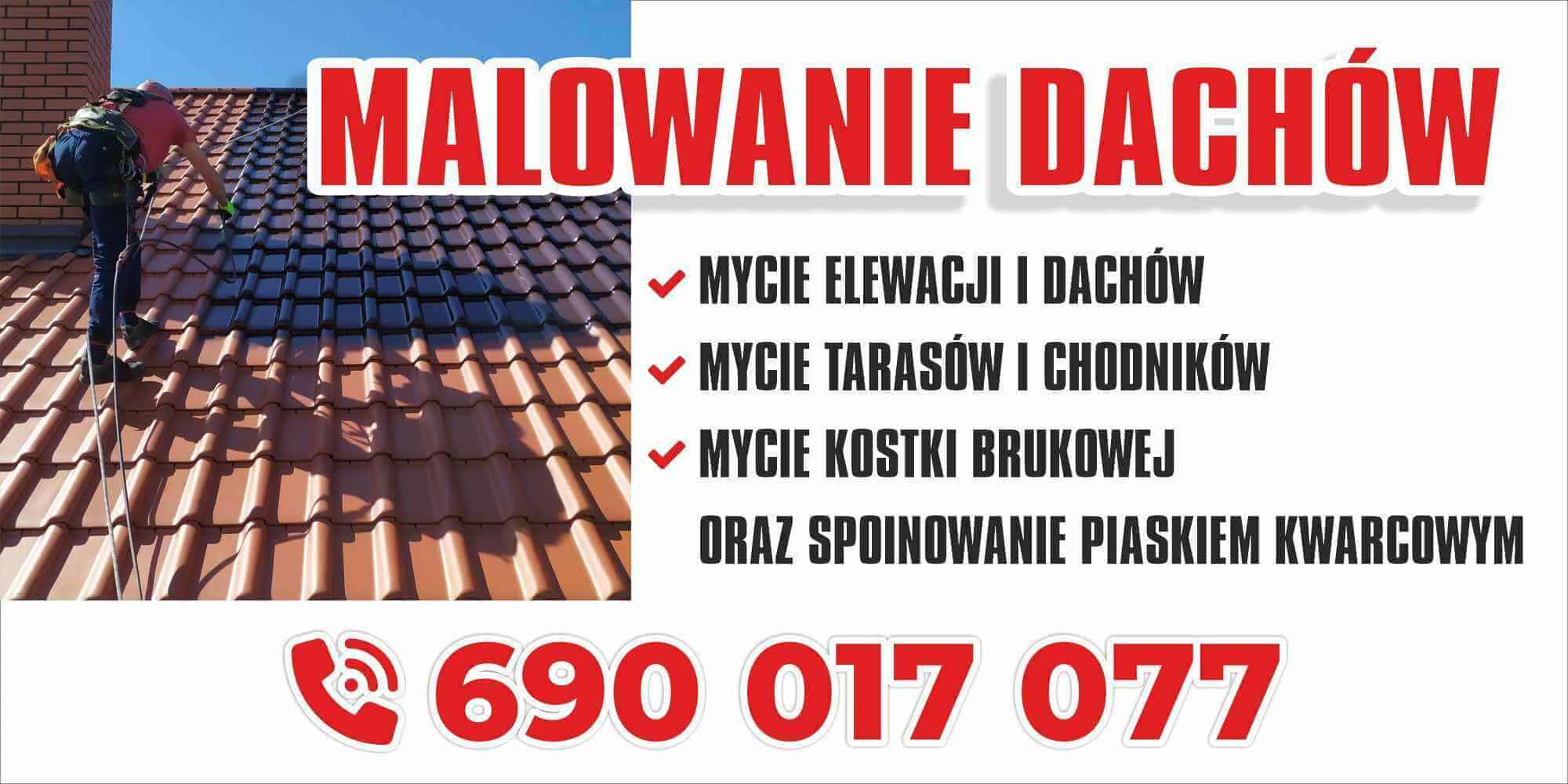 Malowanie dachów, Mycie elewacji, Mycie kostki brukowej. Giżycko - zdjęcie 9