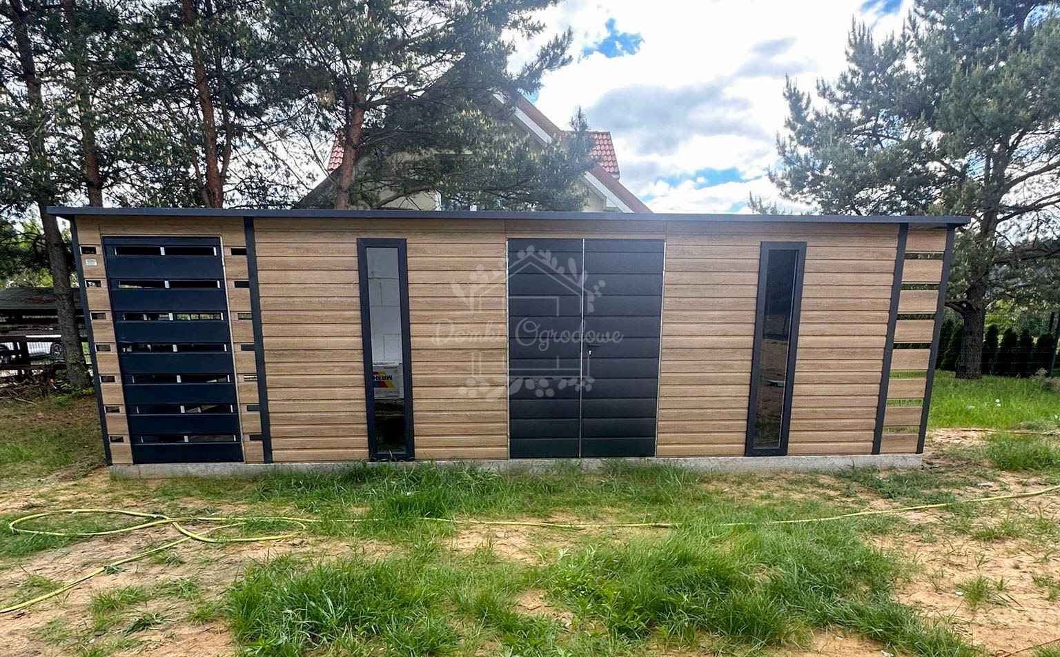 Schowek - domek ogrodowy 6x2,5m  winchester - drewnopodobny ID1057 Gryfice - zdjęcie 2
