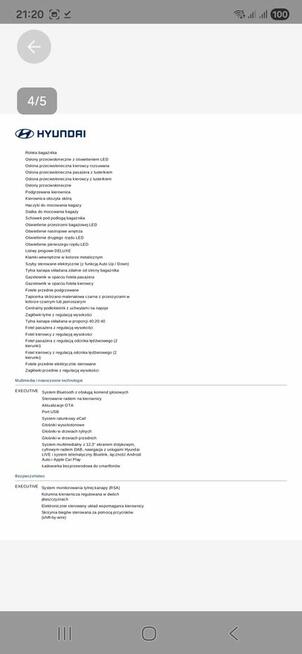 Hiundai tucson 1.6 hybrid executive z pakietem comfort Częstochowa - zdjęcie 9