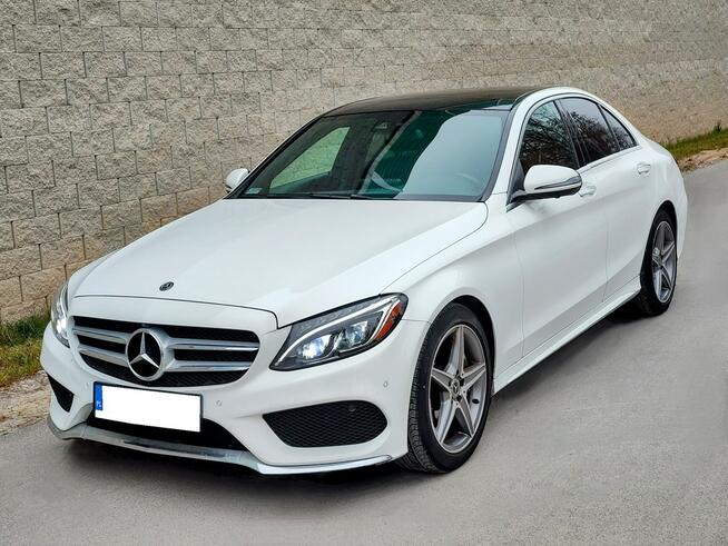 Mercedes C 300 4MATIC AMG Line Panorama Burmester Kamera 360° Łódź - zdjęcie 1