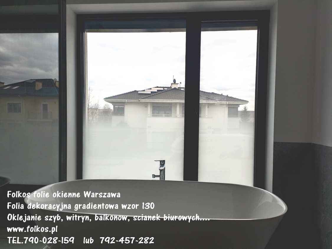 Okno w łazience -Zasłaniamy okno w łazience- Oklejamy okna łazienkowe Ochota - zdjęcie 5