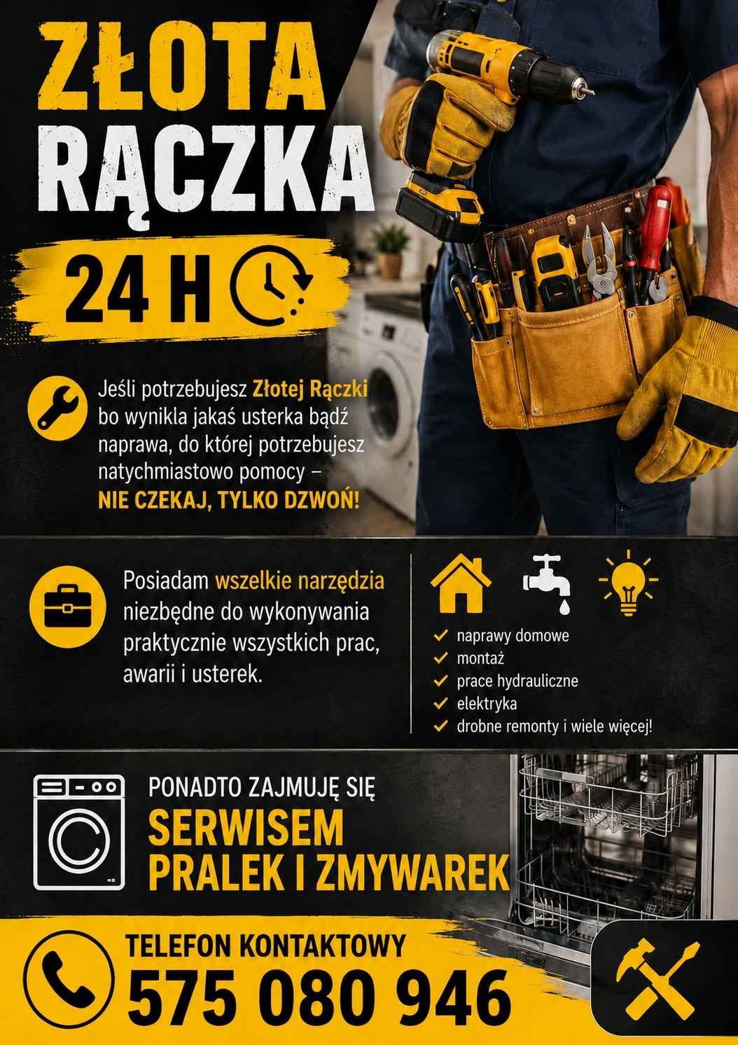 Fachowiec od usterek i napraw ZŁOTA RĄCZKA Ostróda - zdjęcie 1