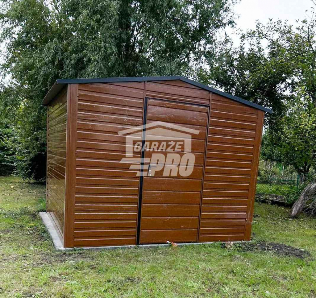 Domek Ogrodowy 3x3 Drzwi Dach dwuspadowy Drewnopodobny  GP240 Podgórze - zdjęcie 3