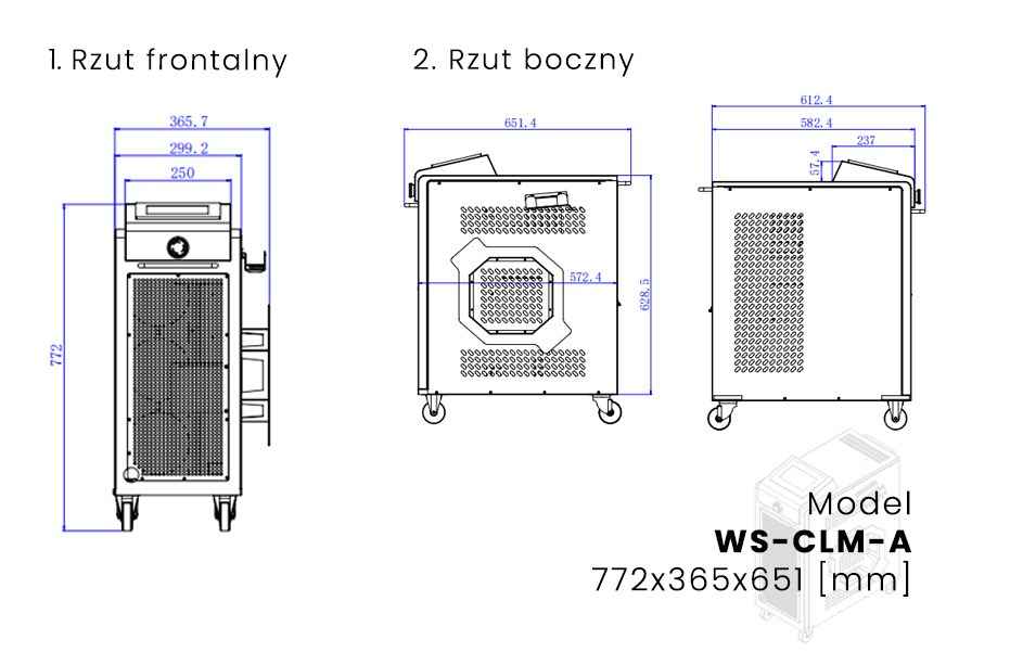 Laser czyszczący, chłodzony powietrzem WENI CLM-A 2kW - Promocja! Nysa - zdjęcie 4