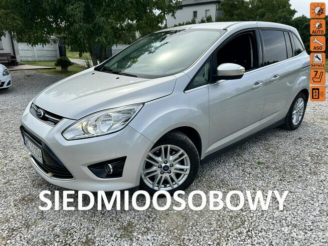 Ford Grand C-MAX Tylko 114 tyś km, 7-osobowy Nowe Iganie - zdjęcie 1