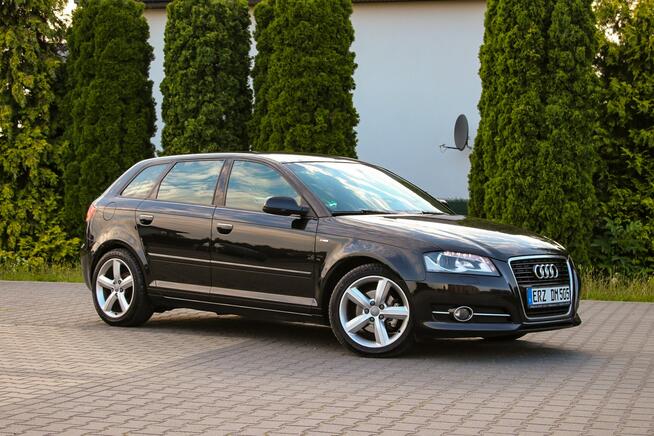 Audi A3 S-LINE Bose Pół Skóry Navi Bi-Ksenon Tempomat Parktronik Ledy Ostrów Mazowiecka - zdjęcie 6