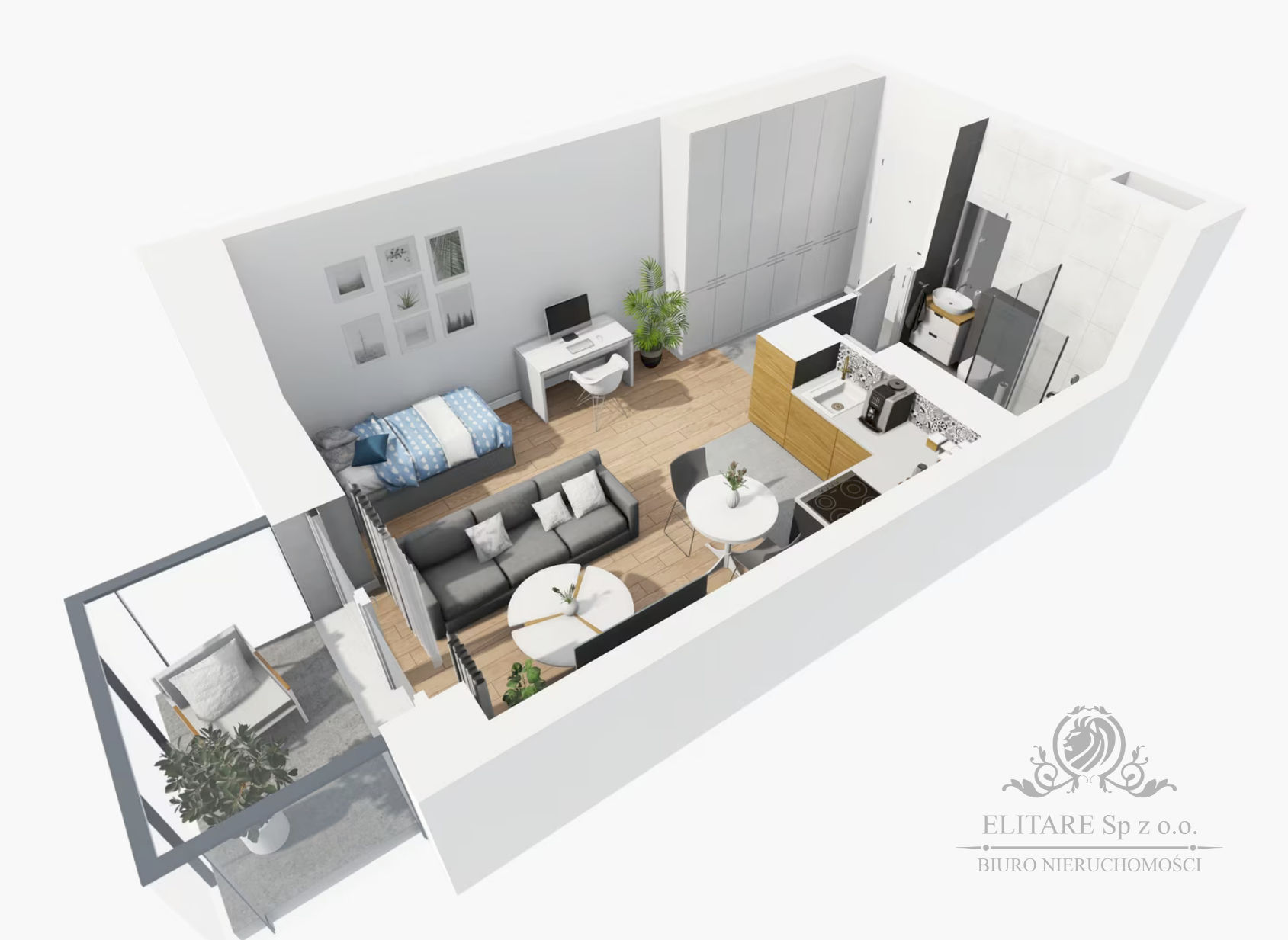 Mieszkanie NOWE 27,66m2 ,1 pok. w Centrum Wrocławia/Stare Miasto Wrocław - zdjęcie 10