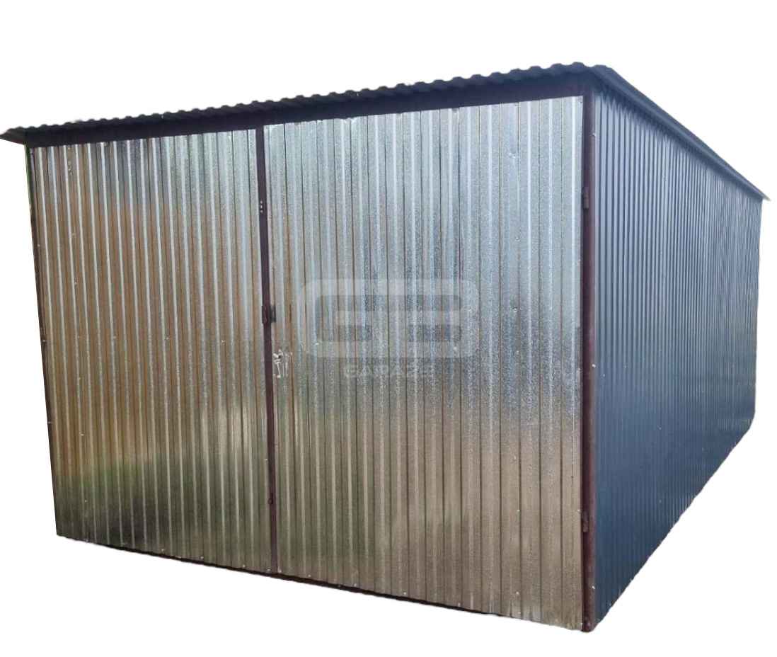 Garaż blaszany 3x5 Brama ocynk - spad w tył GB142 Koszalin - zdjęcie 1