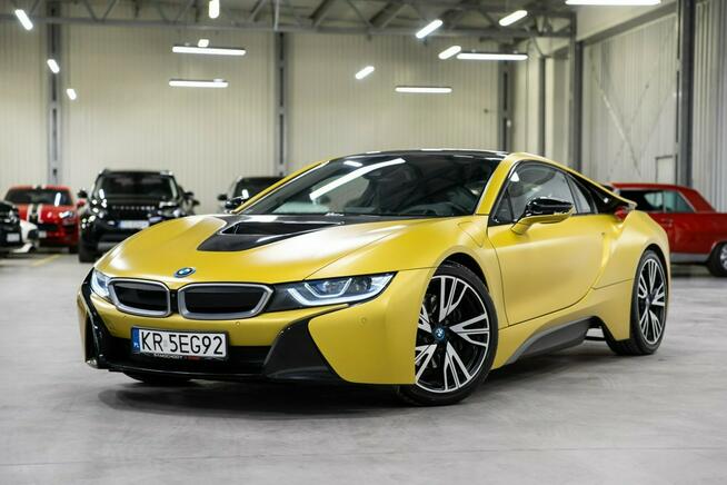 BMW i8 Protonic Frozen Yellow Edition. Limitowana. 2 wł. Salon Polska. Węgrzce - zdjęcie 2