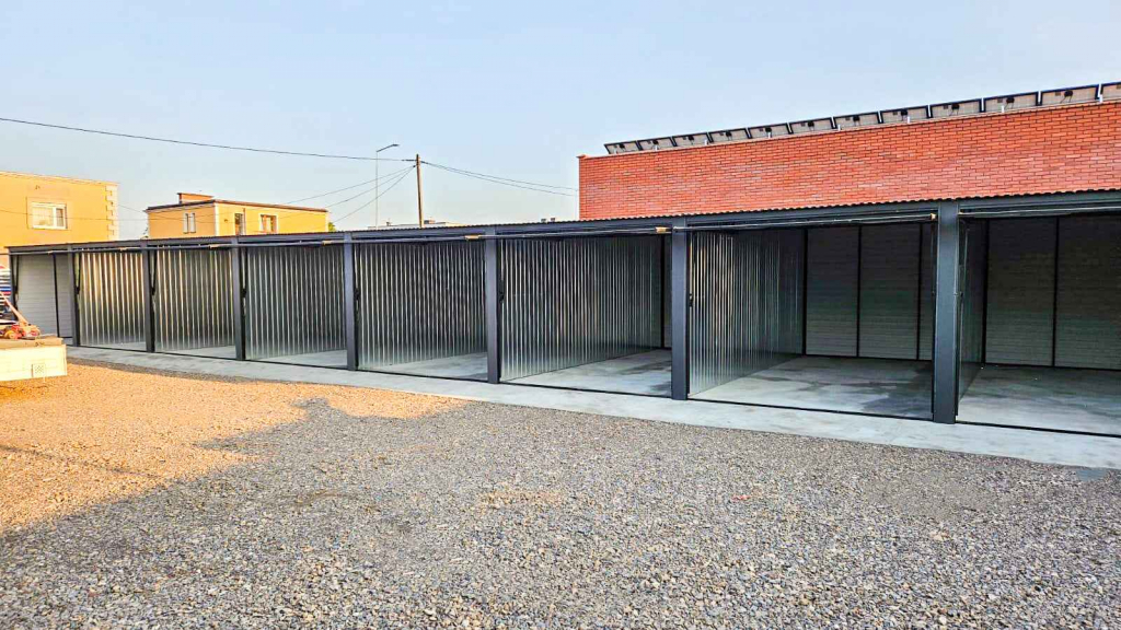 Rząd garaży 24x5m + wiata 2m 8x brama uchylna  dach spad w przód GP488 Dobre Miasto - zdjęcie 5