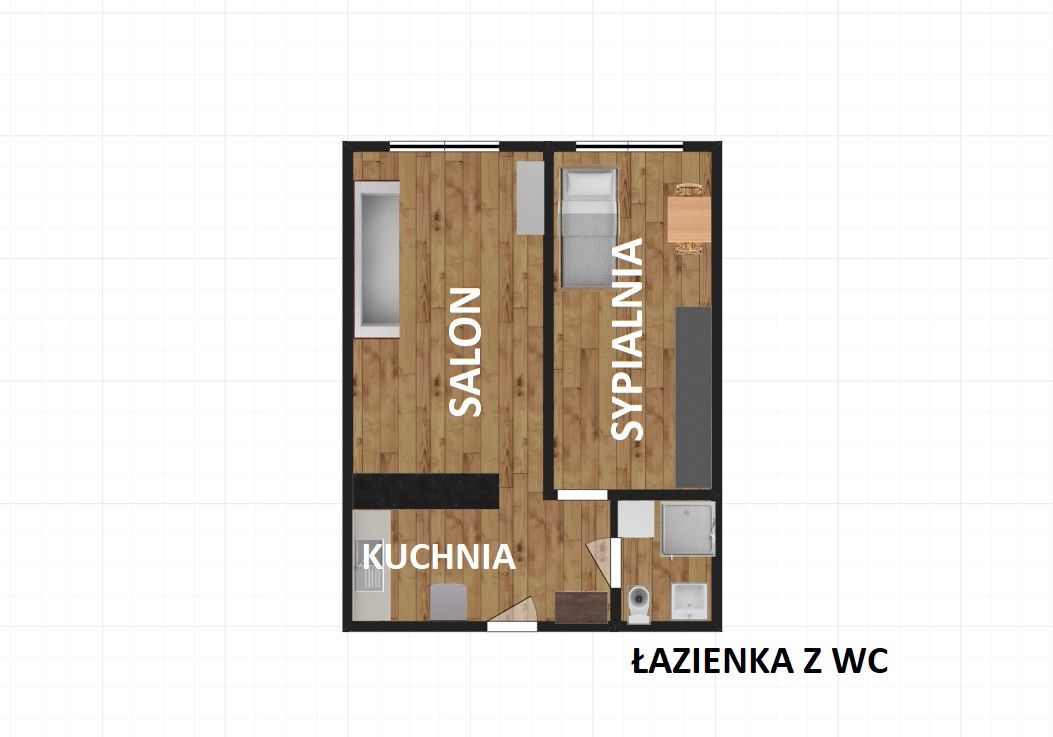 2 pokojowe mieszkanie,  po remoncie  INWESTYCJA Głogów - zdjęcie 12