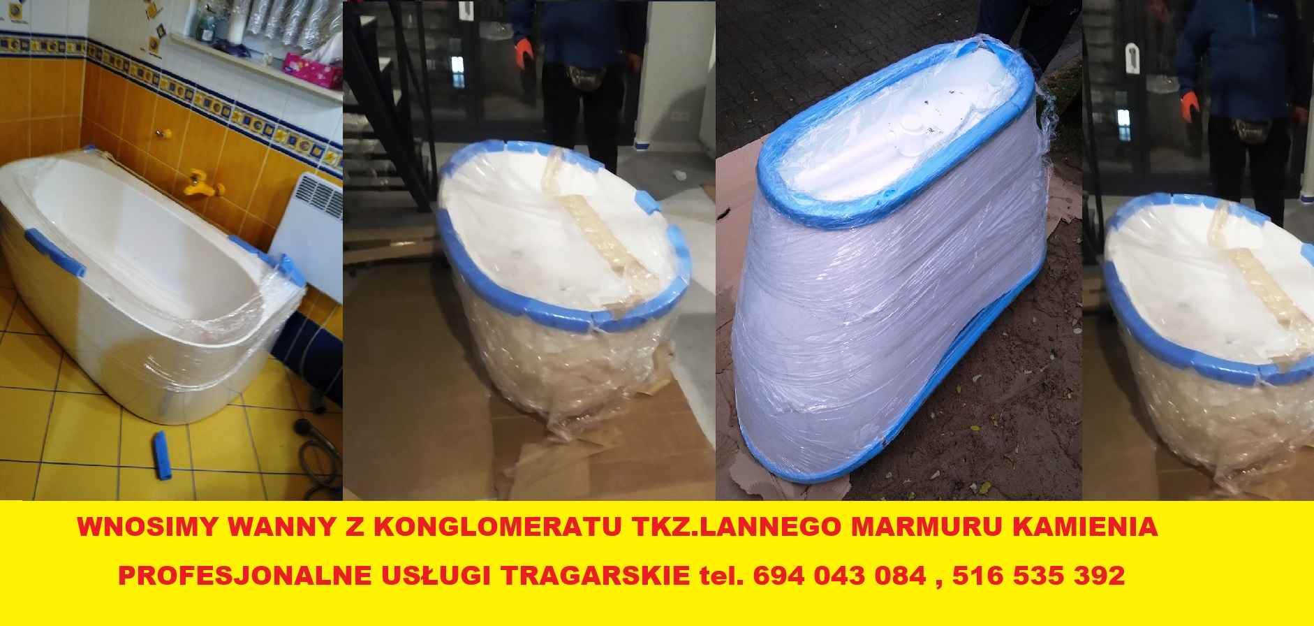 TRAGARZE 24h wnosimy artykuły budowlane wanny spieki gres worki itp Mokotów - zdjęcie 5