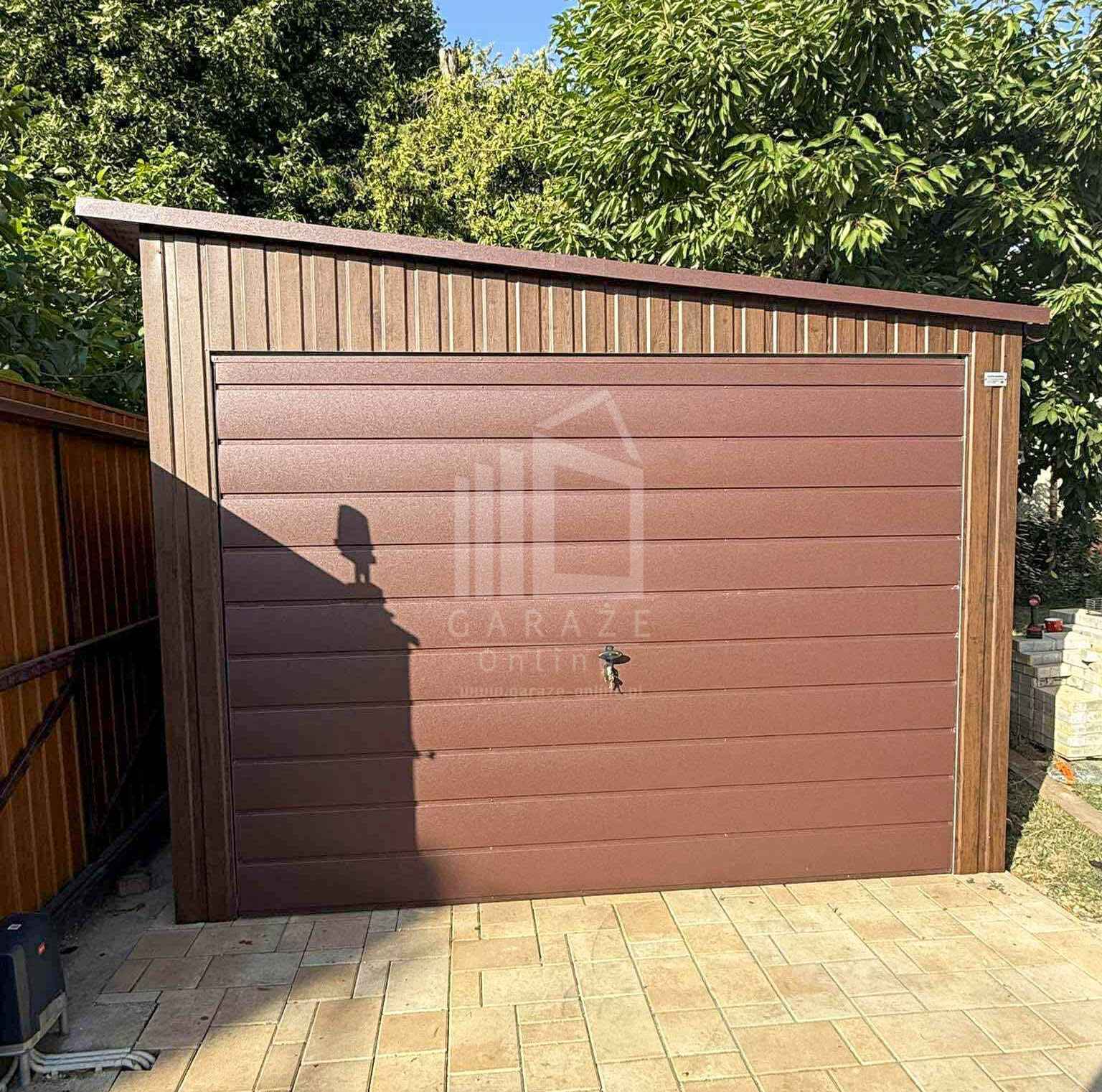 Garaż blaszany 3,5x8m brama  drzwi 2x okno dach rynna ID1029 Tarnów - zdjęcie 3