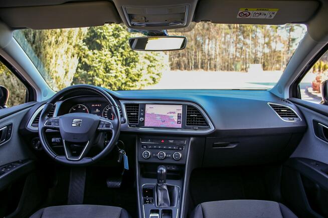 Seat Leon 150KM Rada Nawigacja CarPlay Podgrzewane Fotele Klimatronik Ostrów Mazowiecka - zdjęcie 6
