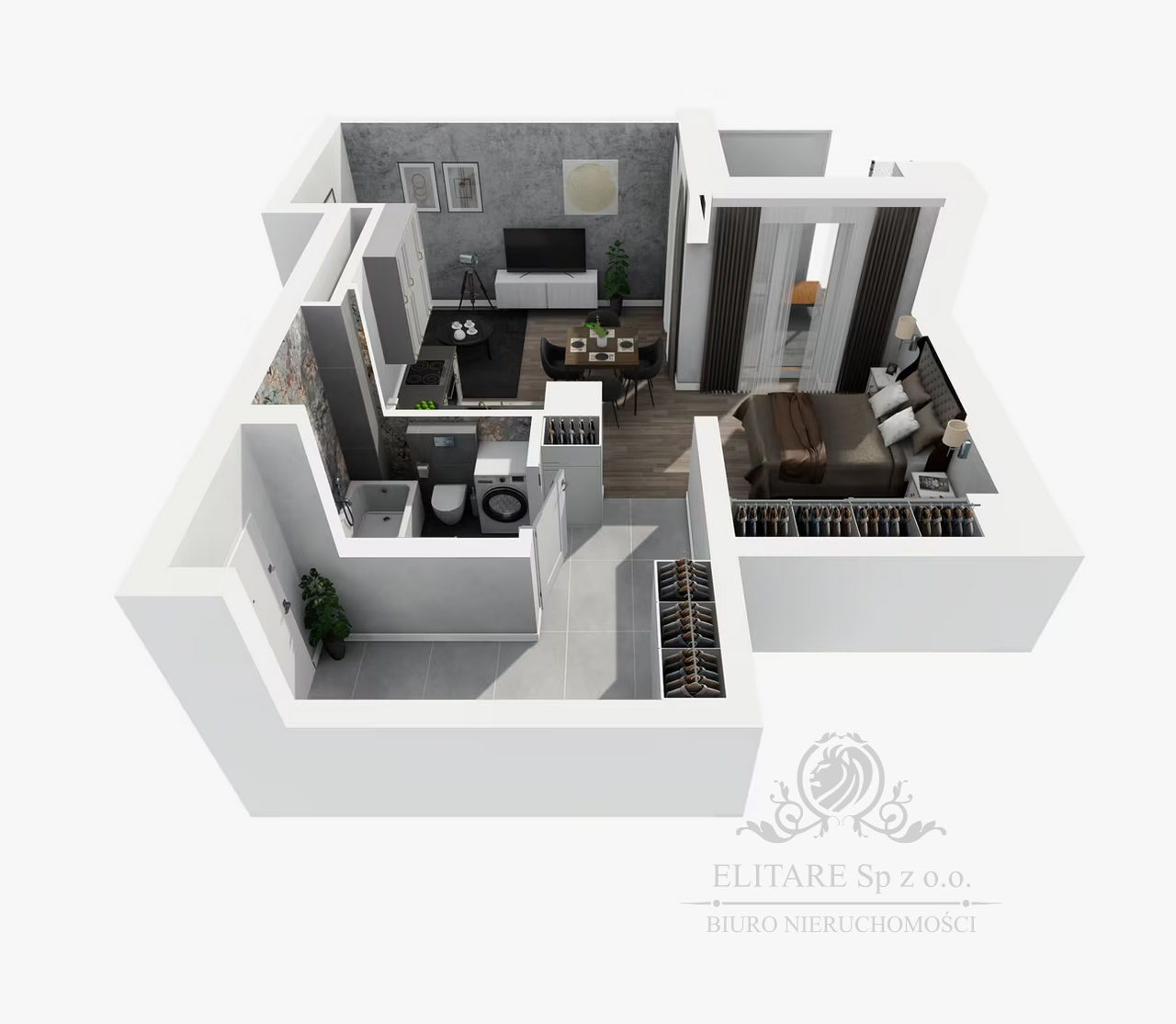 Mieszkanie 41,01m2 + ogórd i taras  widokiem na Odrę/Kleczków Wrocław - zdjęcie 11