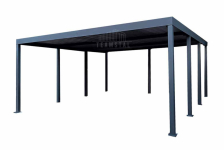 CarPort PREMIUM - wiata samochodowa 6x6 - antracyt TS1225
