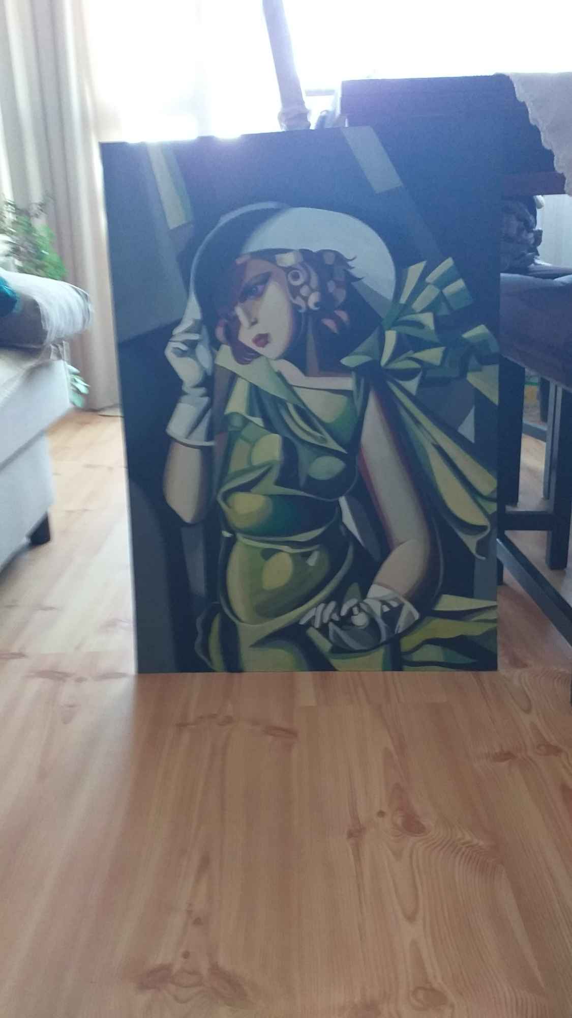 kobieta w kapeluszu - Tamara Łempicka -obraz Śródmieście - zdjęcie 3