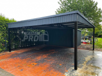 Wiata samochodowa 6x5 + pomieszczenie gospodarcze GP168 Gdańsk - zdjęcie 7