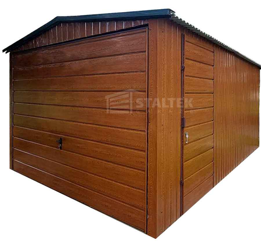 Garaż blaszany 3x5 Brama uchylna - drzwi  dach ST124 Siedlce - zdjęcie 1