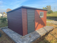 Domek ogrodowy 4×2m Brąz + Grafit Matowy PREMIUM Mława - zdjęcie 2