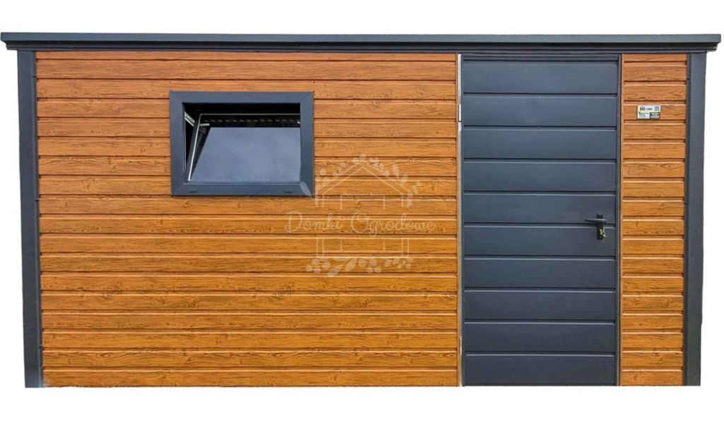 Schowek - domek ogrodowy 4x2m   drewnopodobny - dach spad w tył ID1021 Koszalin - zdjęcie 1
