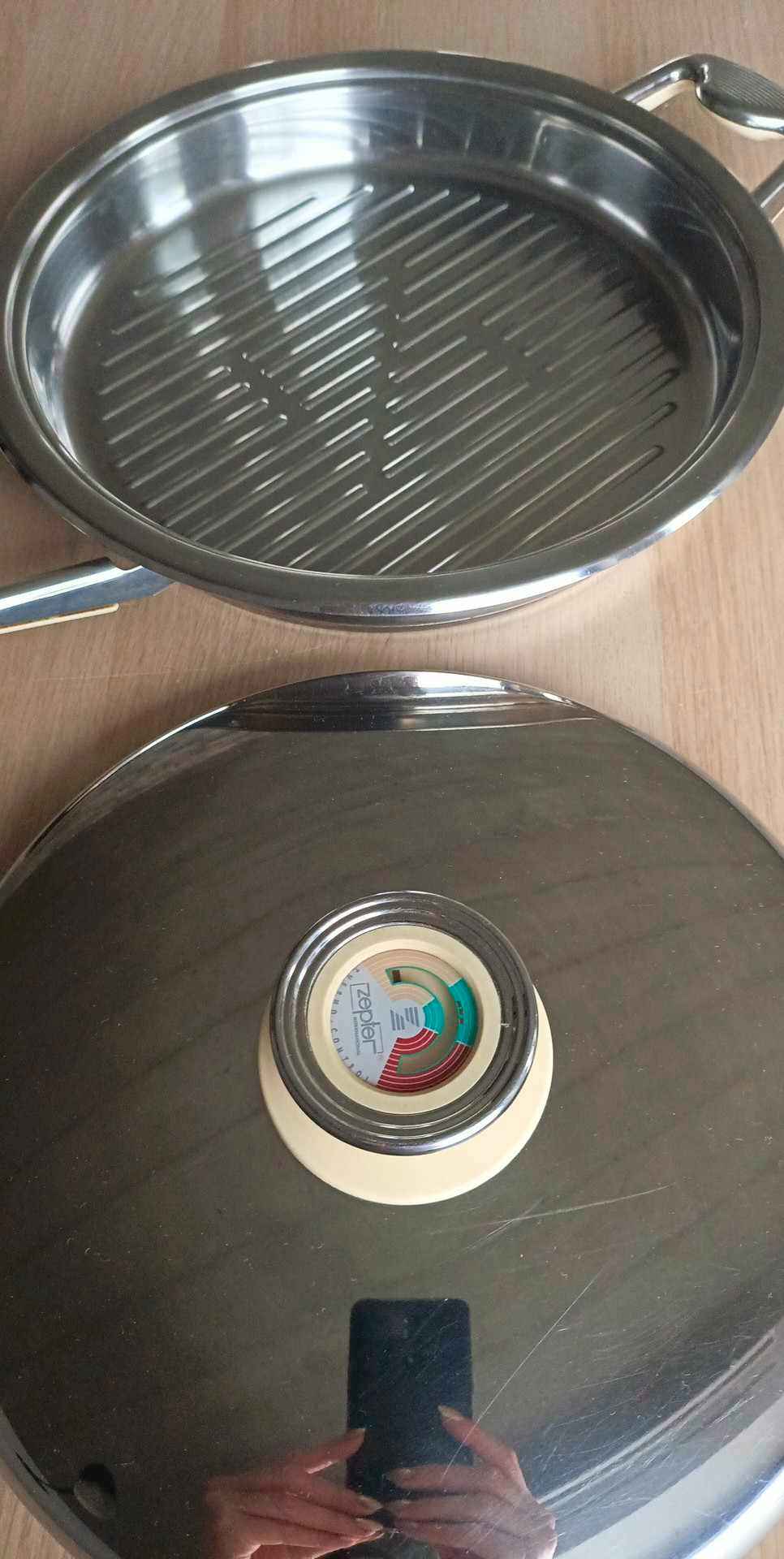 ZEPTER Patelnia grillowa naczynie z pokrywką 26cm 1,5litra Śródmieście - zdjęcie 1