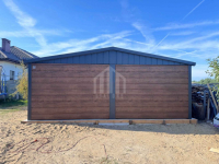 Garaż blaszany 6x5,8m - 2x Brama uchylna - drzwi - rynny SO123 Mysłowice - zdjęcie 4