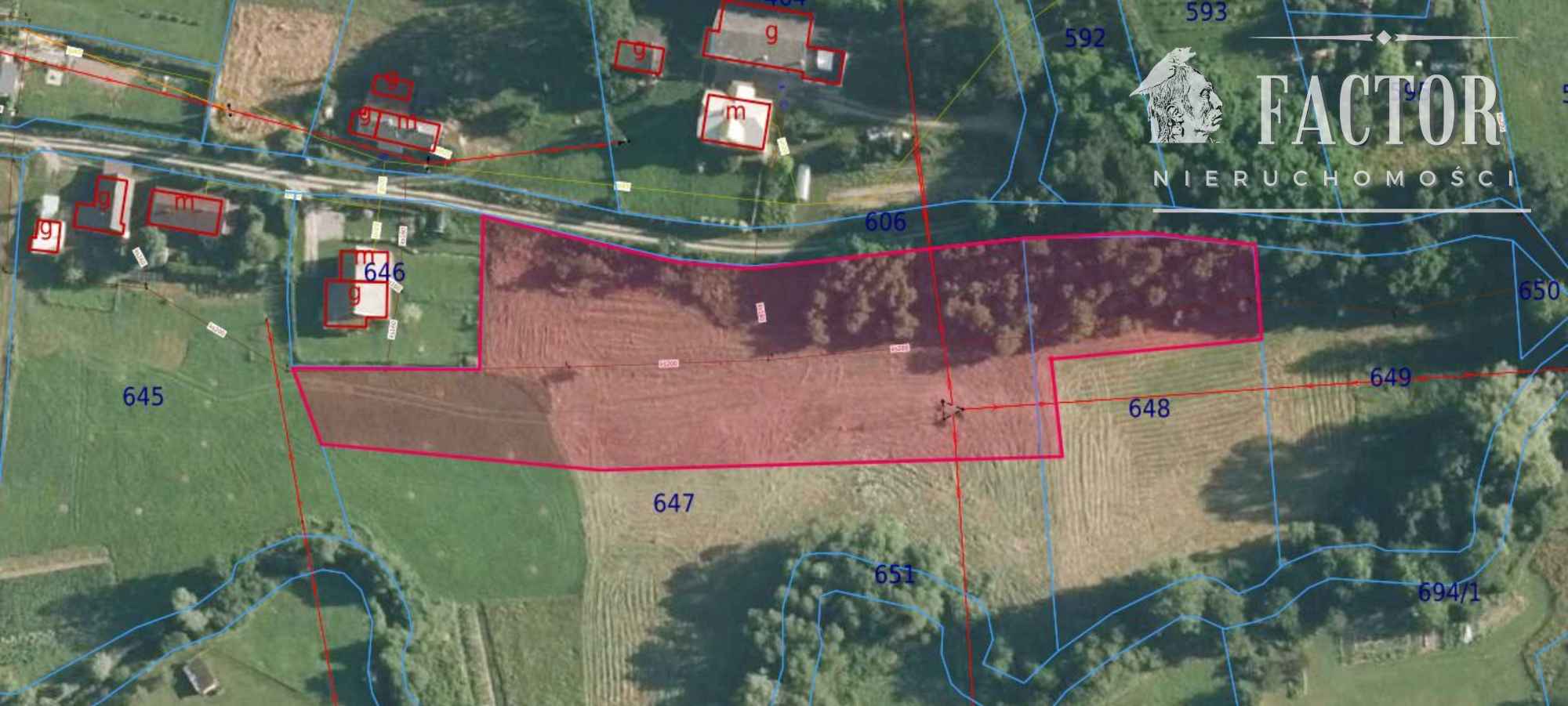 Działka budowlana 72 a w Racławicach, gm. Biecz 1187S/2026 Racławice - zdjęcie 5