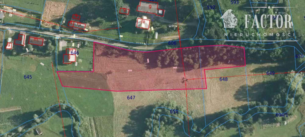 Działka budowlana 72 a w Racławicach, gm. Biecz 1187S/2026 Racławice - zdjęcie 5