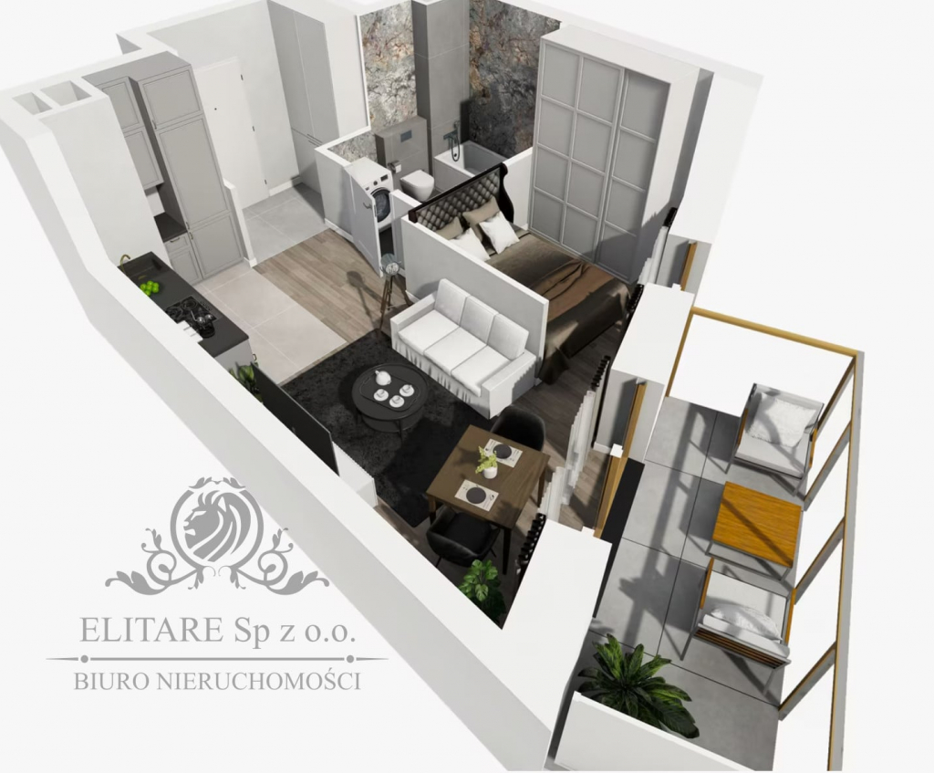 Kawalerka 30,50m2 w inwestycji przy Reymonta we Wrocławiu Wrocław - zdjęcie 10