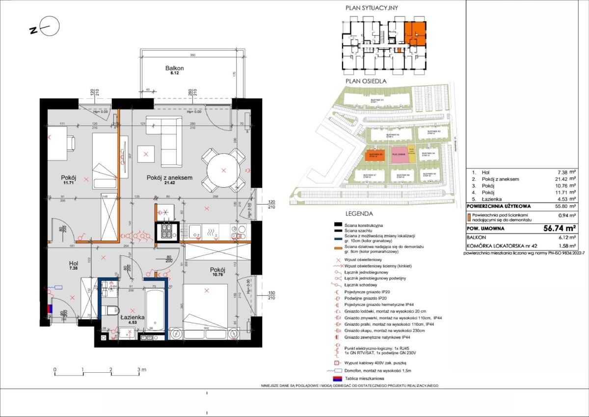 3-pokojowe mieszkanie czeka na nowego właściciela! Kleszczewo - zdjęcie 6