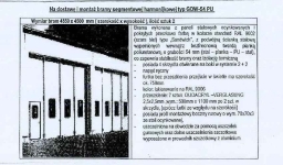 Brama do hali Gunther Tore 4550x4500 segmentowa Gdańsk - zdjęcie 2