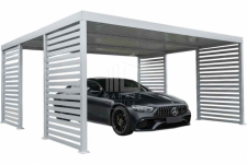 Carport PREMIUM - Wiata samochodowa 5x5  dodatkowa zabudowa ID1175