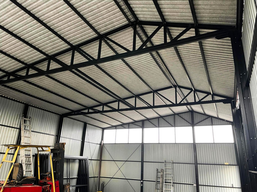 Hala Garaż 12x8m brama przesówna drzwi rynny okna GP85 Nowogardek - zdjęcie 8