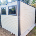 Schowek - domek ogrodowy 3,5x2,5m - drzwi 2x okno Biały antracyt GP426 Gryfice - zdjęcie 4