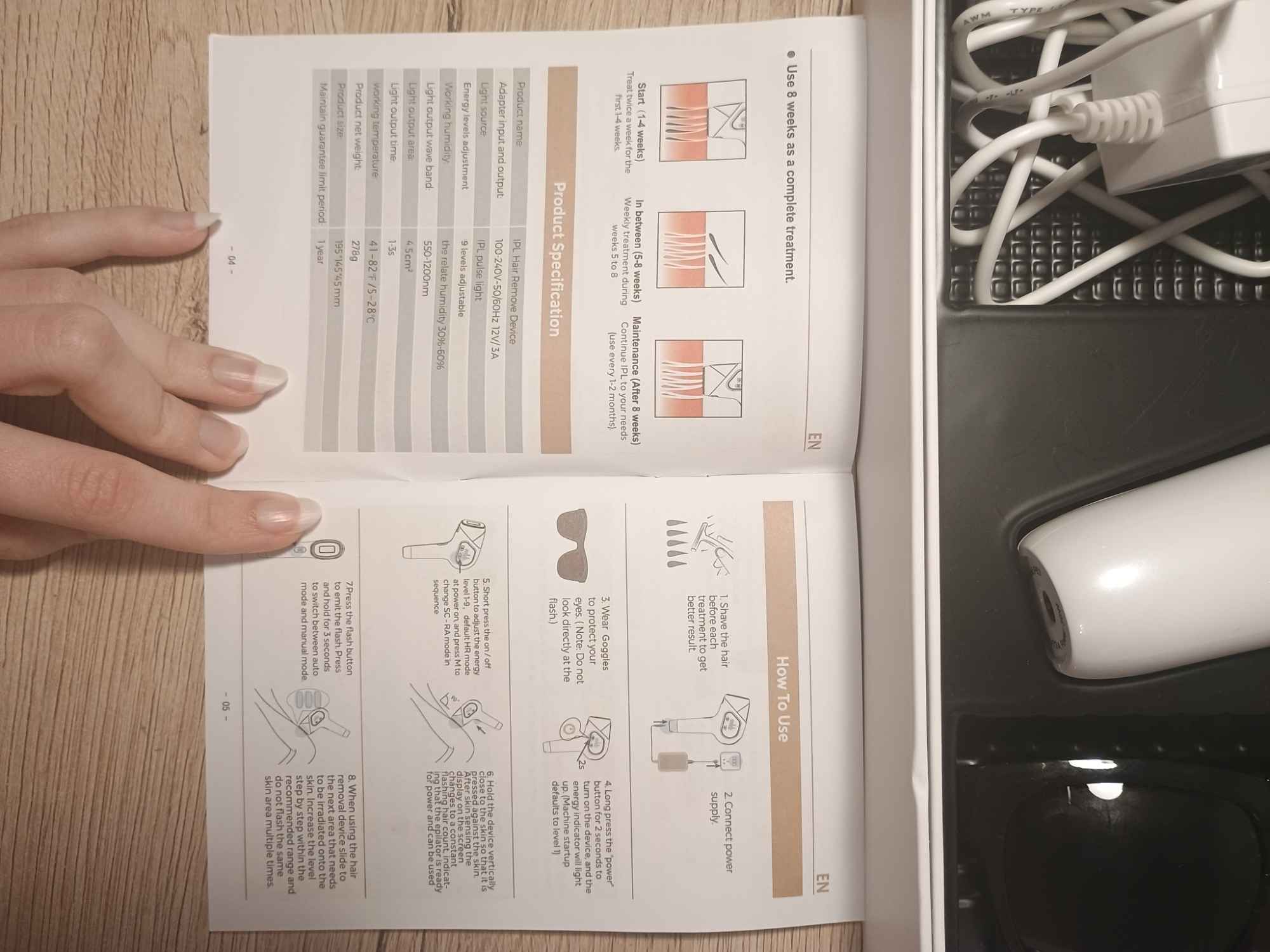 Elektroepilator i laser IPL Rumia - zdjęcie 6