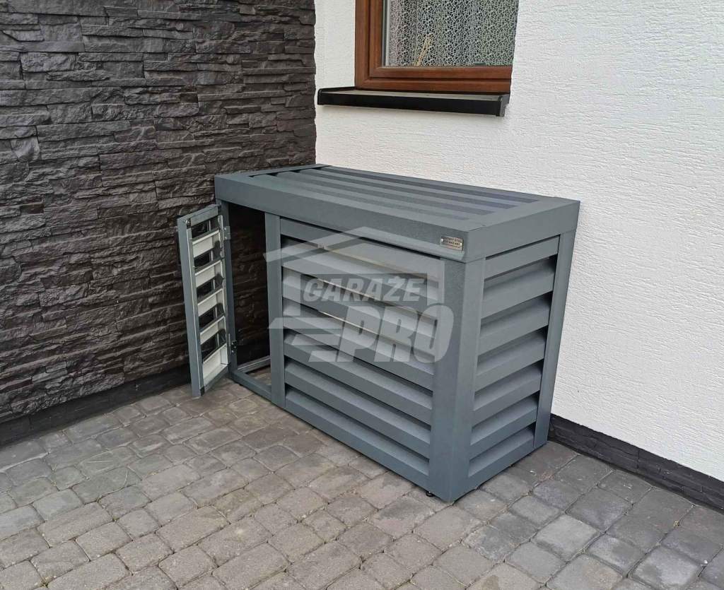 Osłona klimatyzatora - 100x40x80 cm antracyt - drzwiczki GP306 Gdynia - zdjęcie 5