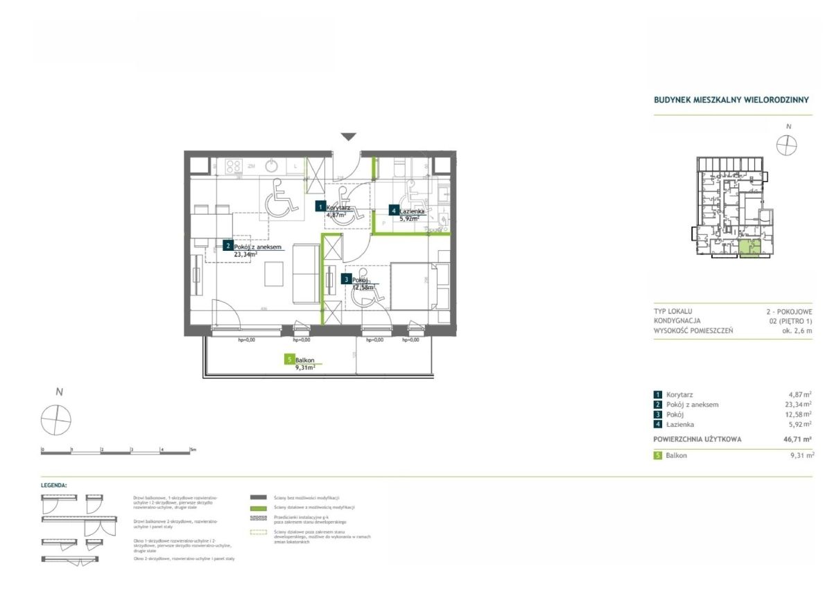 Sprzedam dwupokojowe mieszkanie na Wildzie. Wilda - zdjęcie 6