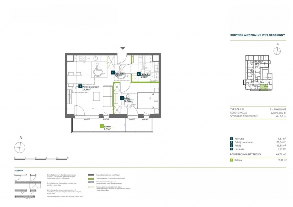 Sprzedam dwupokojowe mieszkanie na Wildzie. Wilda - zdjęcie 6