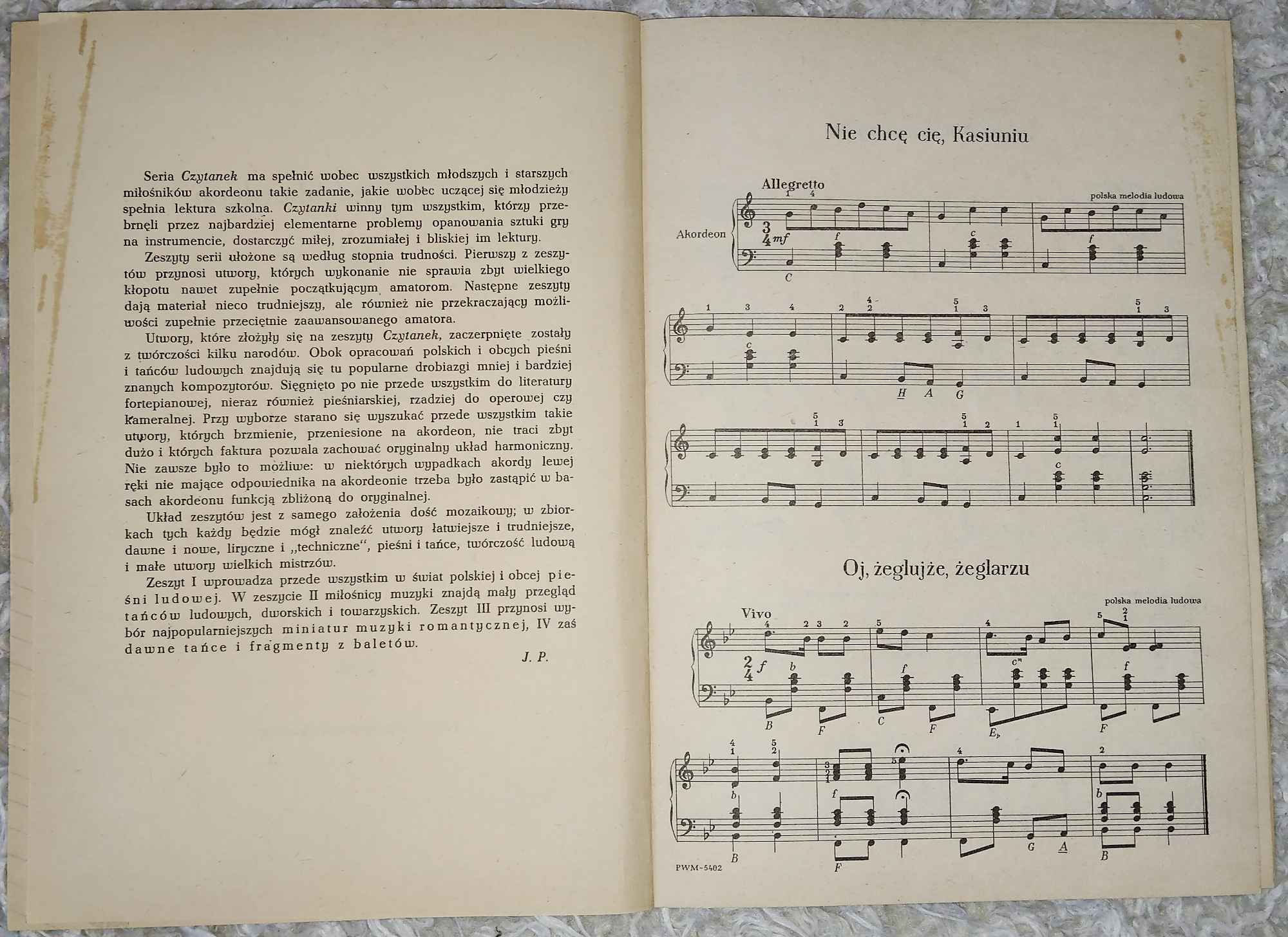 Czytanki na Akordeon z. 1 - J.Powroźniak Szczecin - zdjęcie 3