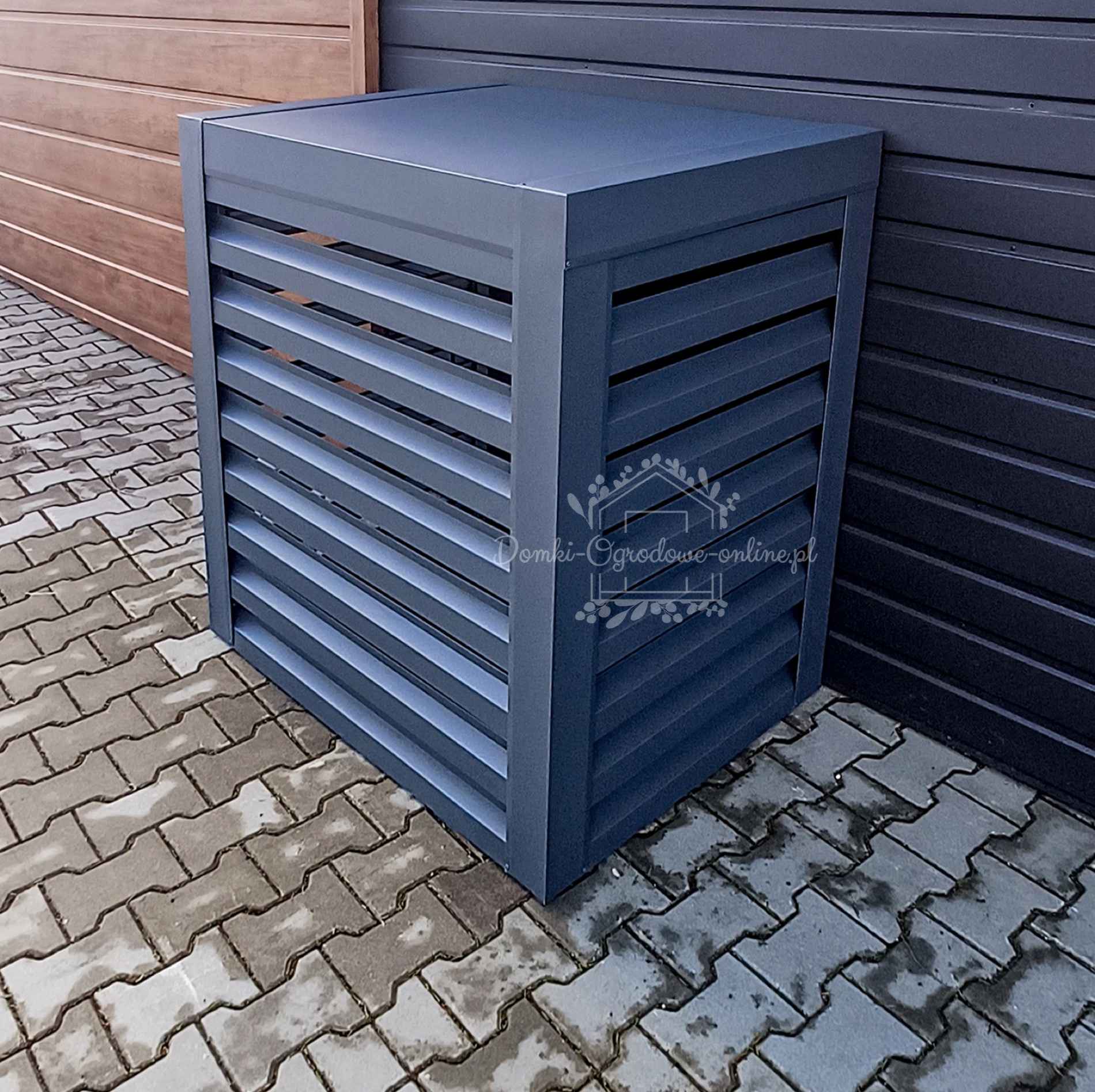 Osłona Klimatyzatora Pompy Ciepła 90x50x100 Antracyt - Zabudowa ID855 Rybnik - zdjęcie 2