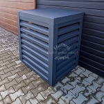 Osłona Klimatyzatora Pompy Ciepła 90x50x100 Antracyt - Zabudowa ID855 Rybnik - zdjęcie 2