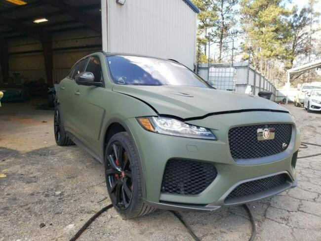 Jaguar F-Pace SVR, 2020, 5.0L, 4x4, uszkodzony tył Słubice - zdjęcie 2