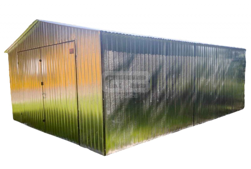 Garaż blaszany 4x6 Brama - ocynk - dwuspad GB165 Bydgoszcz - zdjęcie 1