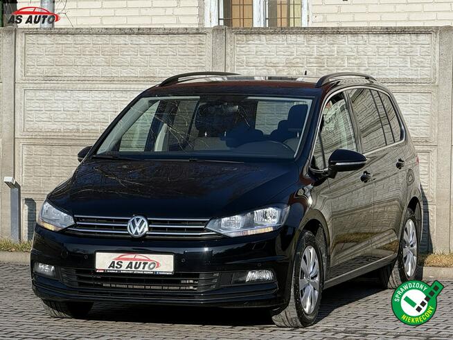 Volkswagen Touran 1,6TDi 115KM/DSG/ACC/Parktronic/7foteli/Serwis/Hak Węgrów - zdjęcie 1
