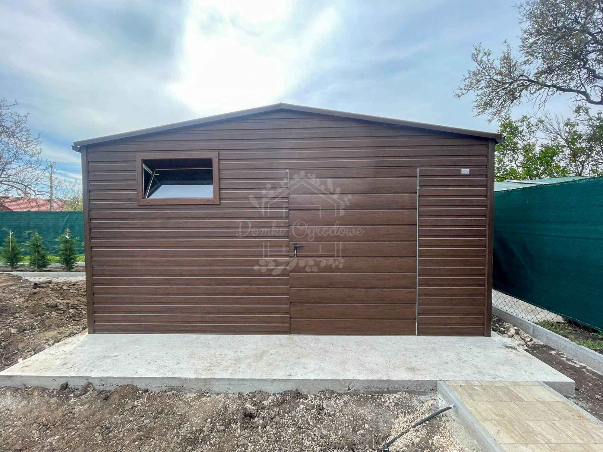 Domek ogrodowy 5,5×4,5 m okno drewnopodobny – dach dwuspadowy ID1228 Rzeszów - zdjęcie 5