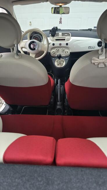 FIAT 500  VAT 23% salon Polska klima Ligota Turawska - zdjęcie 4