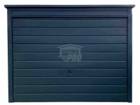 Garaż blaszany 5x7 Brama  Antracyt  Dach dwuspadowy GP564