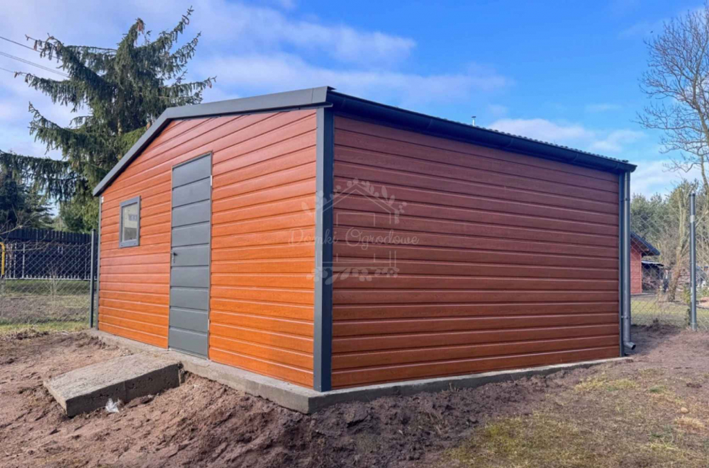 Schowek domek ogrodowy 6x4,5m  drewnopodobny - dach dwuspadowy ID1078 Łańcut - zdjęcie 2