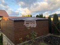 Garaż blaszany 9x6 drewnopodony  Dach dwuspadowy GP143 Bydgoszcz - zdjęcie 5